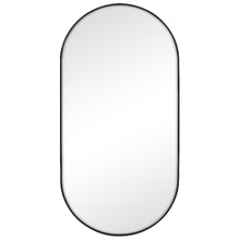 120cm Nova Oval Aluminium Wall Mirror